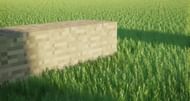 Realistic grass hugs nearby blocks, giving a considerable appearance of depth (Image via Mojang)